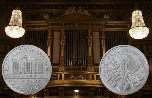 1,5 Euro, Srebrna moneta bulionowa Wiedeńscy Filharmonicy (Wiener Philharmoniker 1 oz)