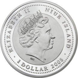 1 $, Kalendarz chiński - Rok Bawoła - Byczek (Year of the Ox 2009), 2008