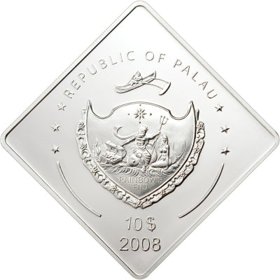 10 dolarów, Słynne okręty II Wojny Światowej - USS Missouri (2 oz), 2008