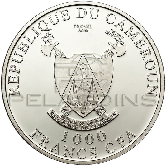 Kamerun 2011 1000 Francs L\'Amour toujours - Łabędzie Miłości