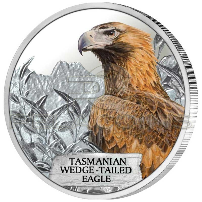 Tuvalu 2012 1$ Tasmanian Wedge - Tailed Eagle - Orzeł Bielik