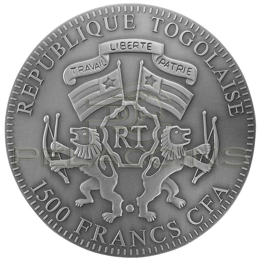 Togo 2012 1500 Francs Year of the Dragon
