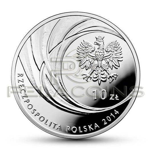 Polska 2014 10zł Kanonizacja Jana Pawła II – 27 IV 2014