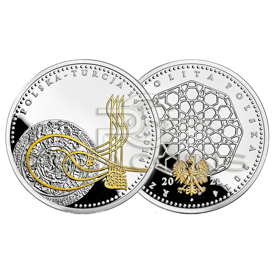 20 zł + 50 TRY 600 lat Stosunków Dyplomatycznych Polsko - Tureckich