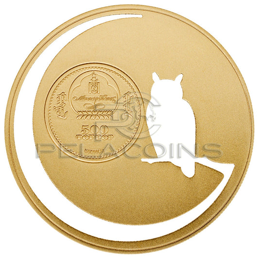 Mongolia 2016 500 Togrog Mongolian Nature - Owl