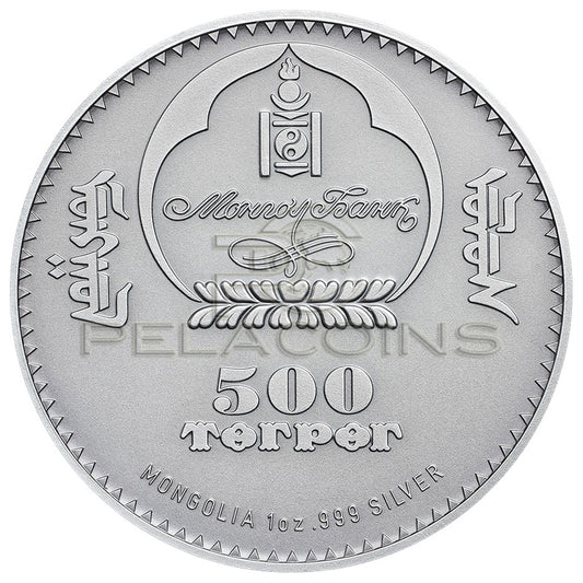 Mongolia 2016 500 Togrog Wildlife Protection - Saker Falcon