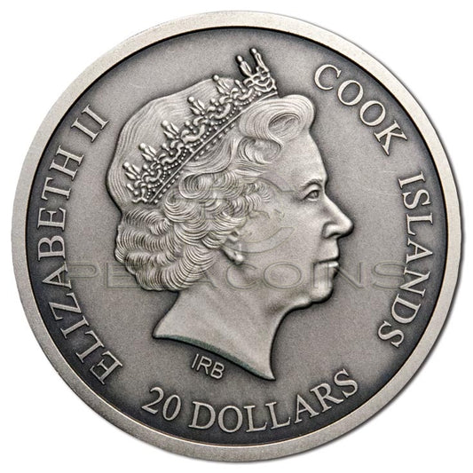 Cook Islands 2016 20$ Temple of Heaven - St Peters Basilica 4 Layer 100g Silver