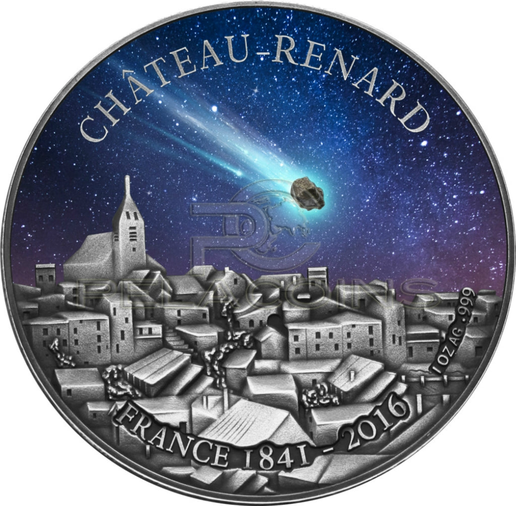 Burkina Faso 2016 1000 Francs Chateau Renard Meteorite 1oz