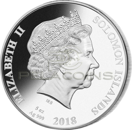 Salomon Islands 2018 25$ Lunar Year of the DOG - Mother of Pearl 5oz