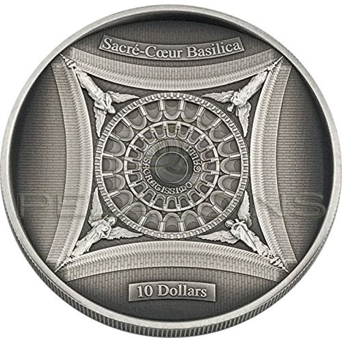 Salomon Islands 2018 10$ Sacred Heart 4 layer - Sacre Coeur Basilica