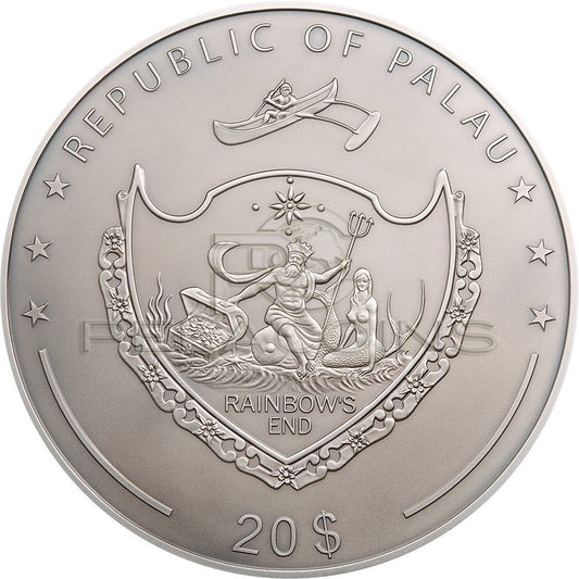 Palau 2018 20$ Butterfly 3D Exotic Butterflies - Dream Edition 5oz