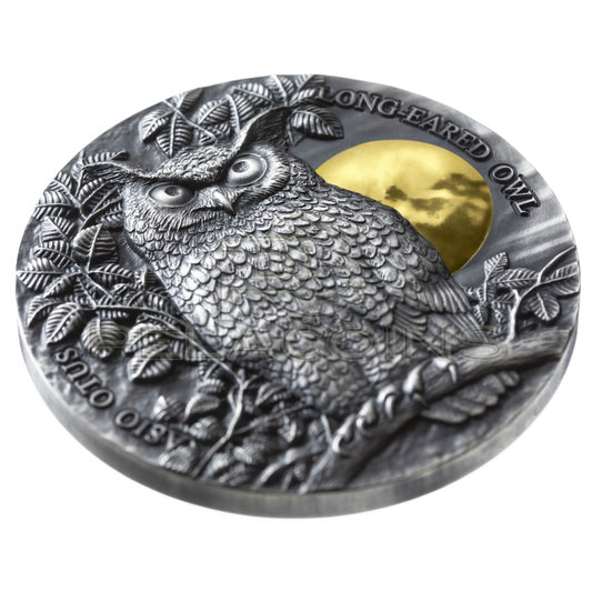 Niue Islands 2019 5$ Long-Eared Owl 2oz