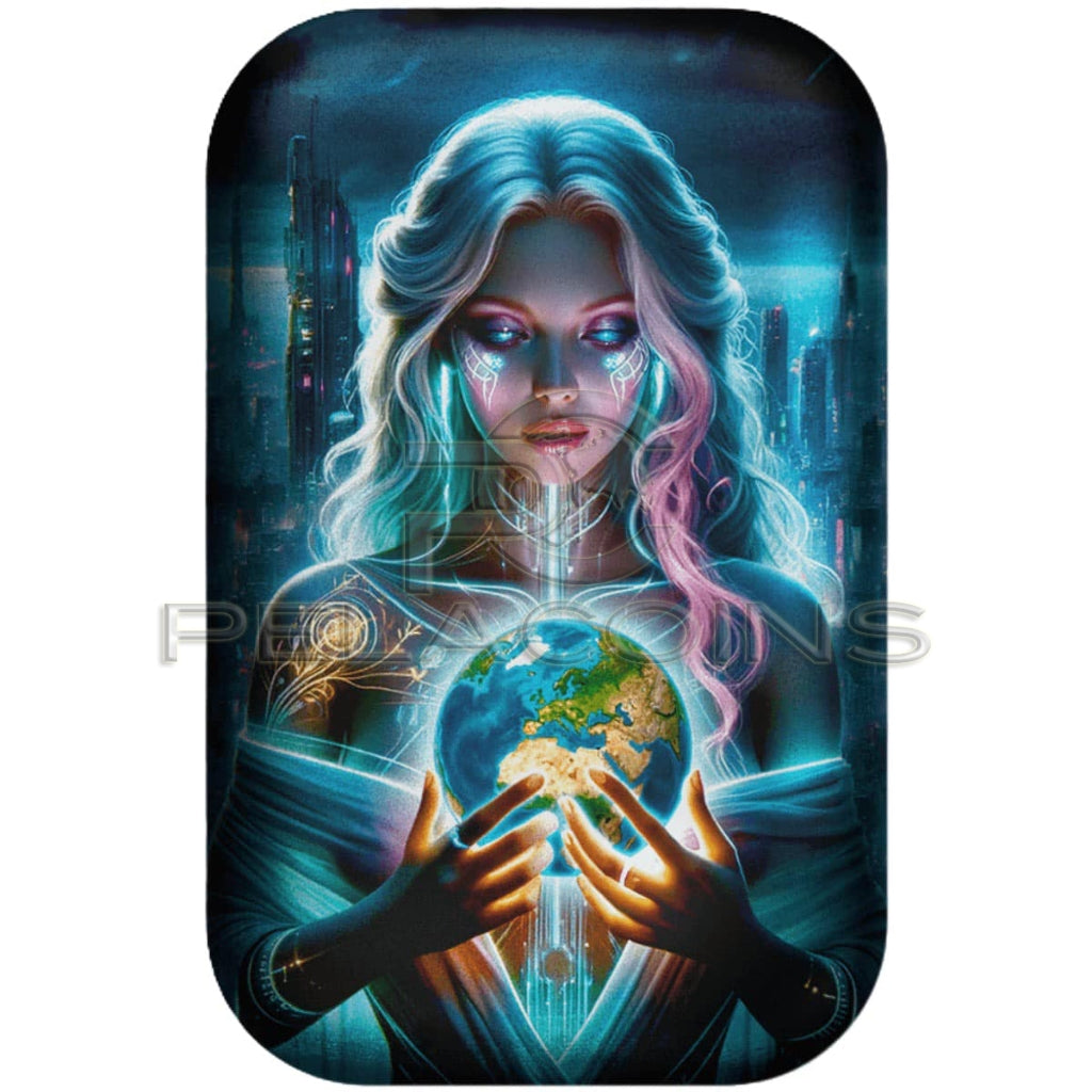 Cyberpunk Goddess Cassandra 2oz Ag 9999 Cast Bar