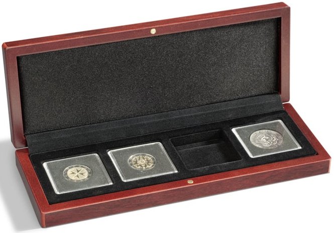 Drewniane etui VOLTERRA do 4 kapsuł QUADRUM