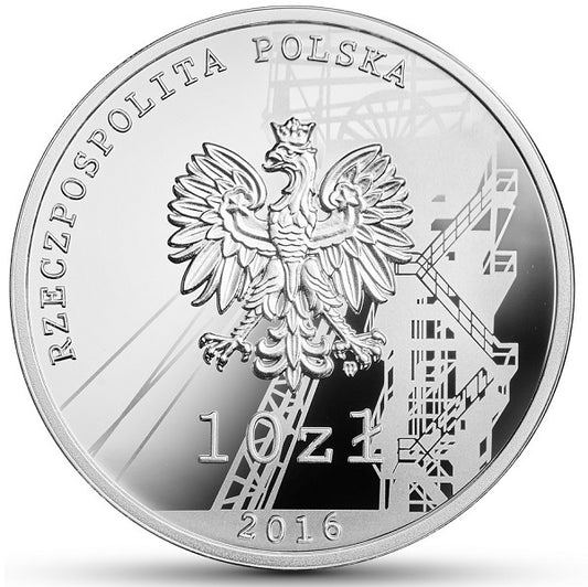 10 zł, 35. rocznica pacyfikacji kopalni "Wujek", 2016
