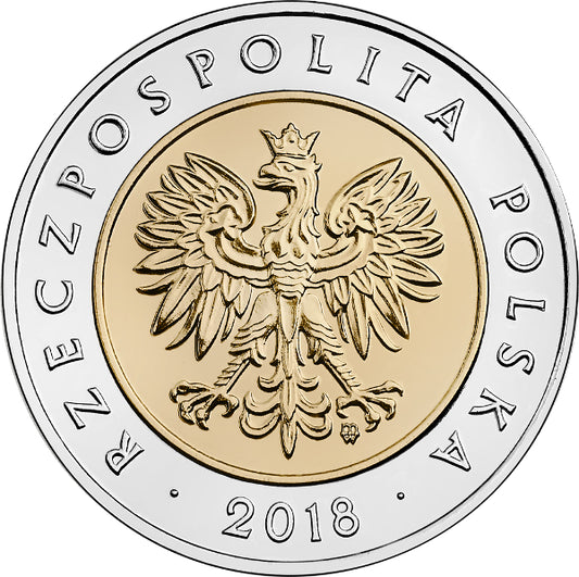 5 zł, 100-lecie odzyskania przez Polskę niepodległości, 2018