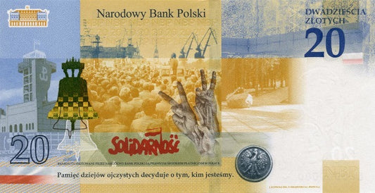 20 zł, banknot Lech Kaczyński. Warto być Polakiem, 2021