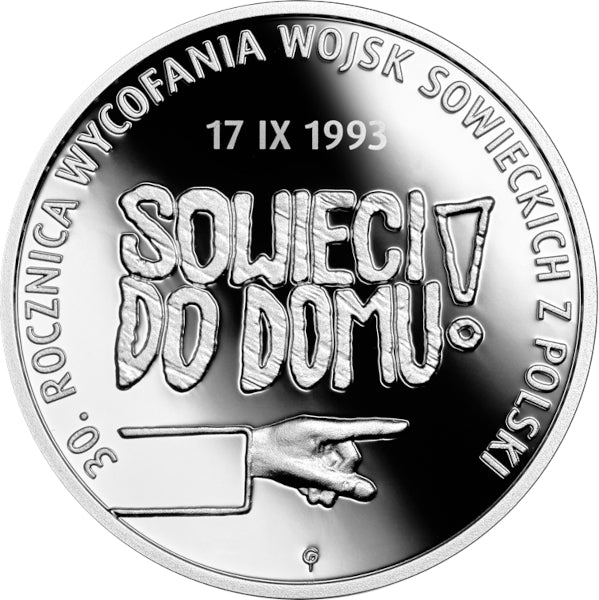 10 zł, 30. rocznica wycofania wojsk sowieckich z Polski, 2023