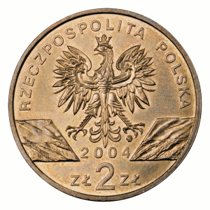 2 zł, Zwierzęta świata - Morświn (łac. Phocoena phocoena), 2004