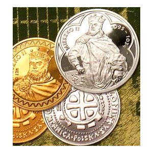 Koronowani Królowie Polski - Mieszko II (1025-1031) - blister numizmatyka, 2007