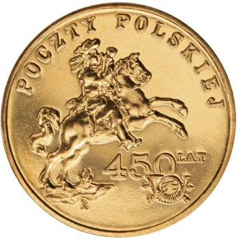 2 zł, 450 lat Poczty Polskiej, 2008