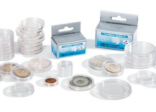 Kapsle na monety 32 mm - opakowanie (10 szt.), Leuchtturm