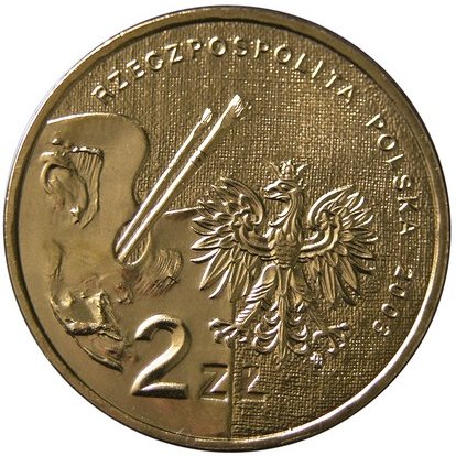 2 zł, Polscy Malarze XIX/XX w.: Jacek Malczewski (1854-1929), 2003