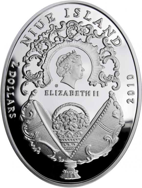2 $, Carskie Jaja Faberge - Jajo Koniczynowe, 2010