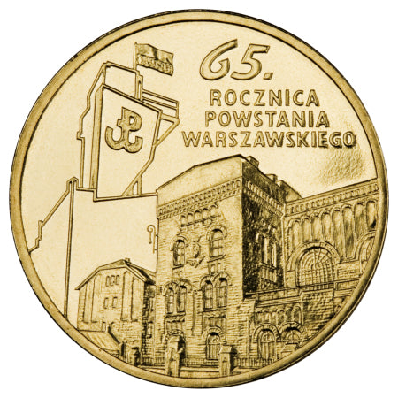 2 zł, 65. rocznica Powstania Warszawskiego - poeci warszawscy (K. K. Baczyński, T. Gajcy), 2009