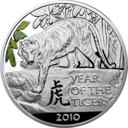 1 $, Kalendarz chiński - Rok Tygrysa - Tygrys (Year of the Tiger 2010), 2009