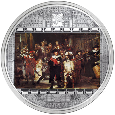 20 dollars, Masterpieces of Art - Rembrandt van Rijn - Wymarsz strzelców / Straż Nocna (Night Watch - 1642), 2009