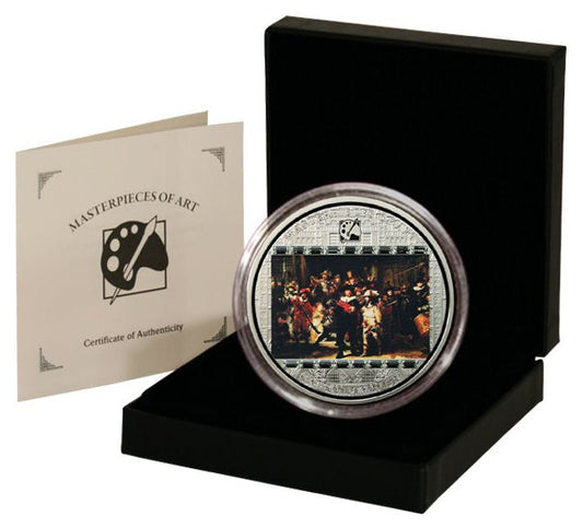 20 dollars, Masterpieces of Art - Rembrandt van Rijn - Wymarsz strzelców / Straż Nocna (Night Watch - 1642), 2009