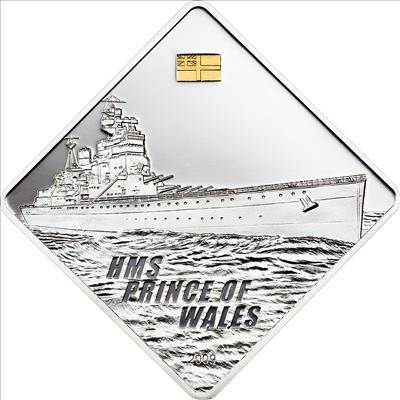 10 dolarów, Słynne okręty II  Wojny Światowej - HMS Prince of Wales (2 oz), 2009