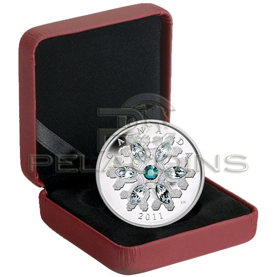 Kanada 2011 20$ Snowflake Emerald