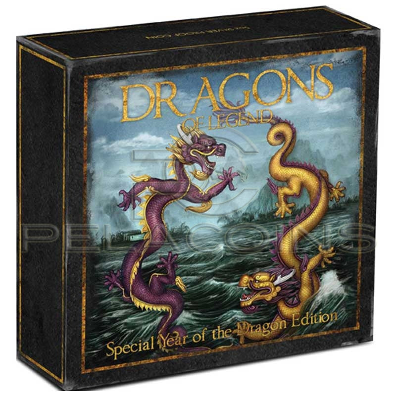 Tuvalu 2012 $5 Dragons of Legend Special Edition 5oz