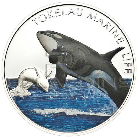 Tokelau 2012 5$ Orca - Orka