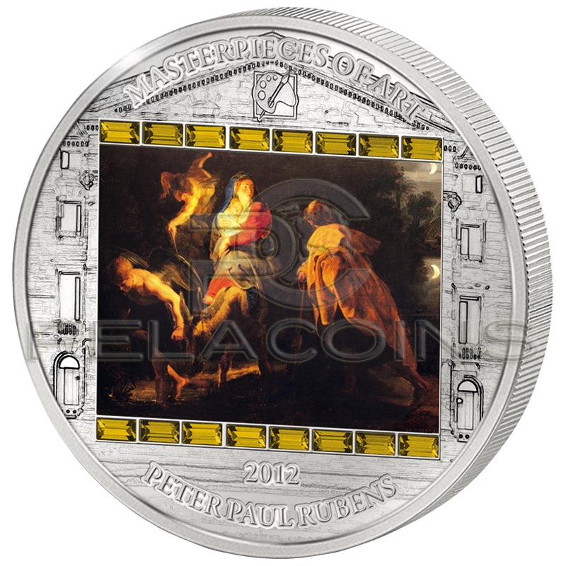 Cook Islands 2012 20$  Masterpieces of Art Flight Into Egypt Peter Paul Rubens