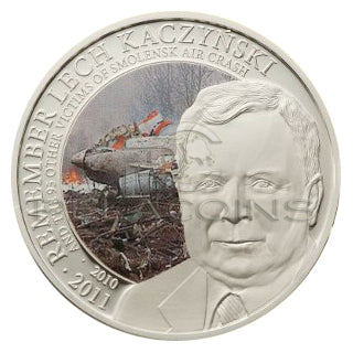 Cook Islands 2011 2$ Smoleńsk - Lech Kaczyński