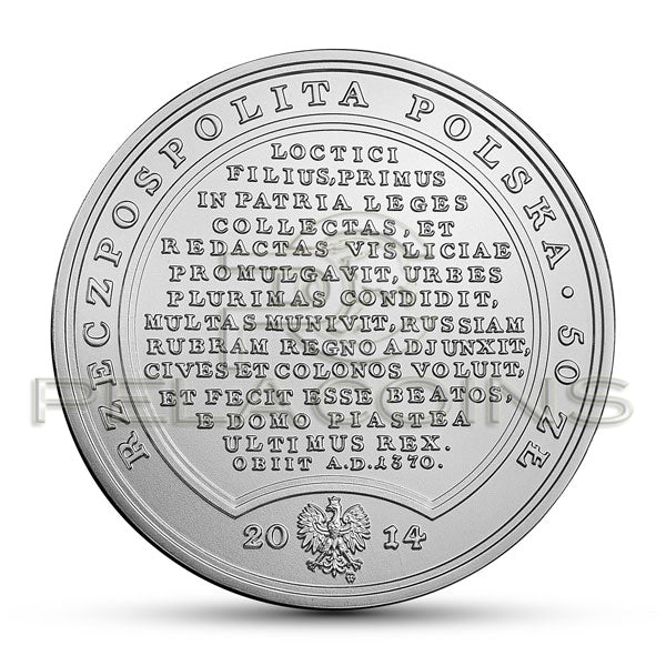 Polska 2014 50 zł Skarby Stanisława Augusta - Kazimierz Wielki