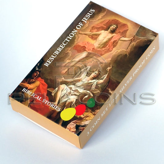 Palau 2014 2$ Resurrection of Jesus (easter egg) 3 coin Set