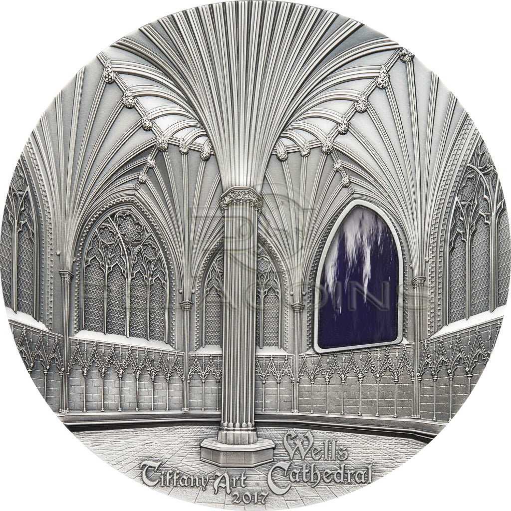 Palau 2017 50$ Tiffany Art -Wells Cathedral 1KG
