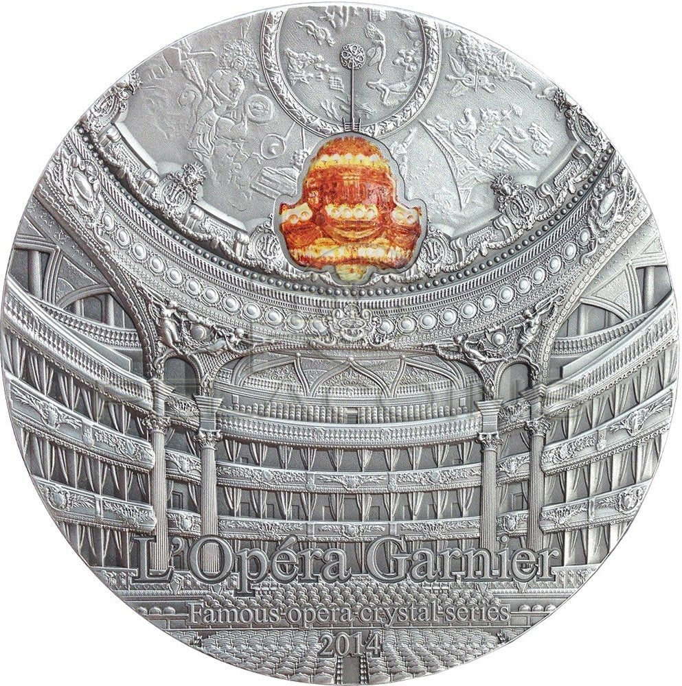 Palau 2014 10$ OPERA GARNIER Famous Opera 2oz