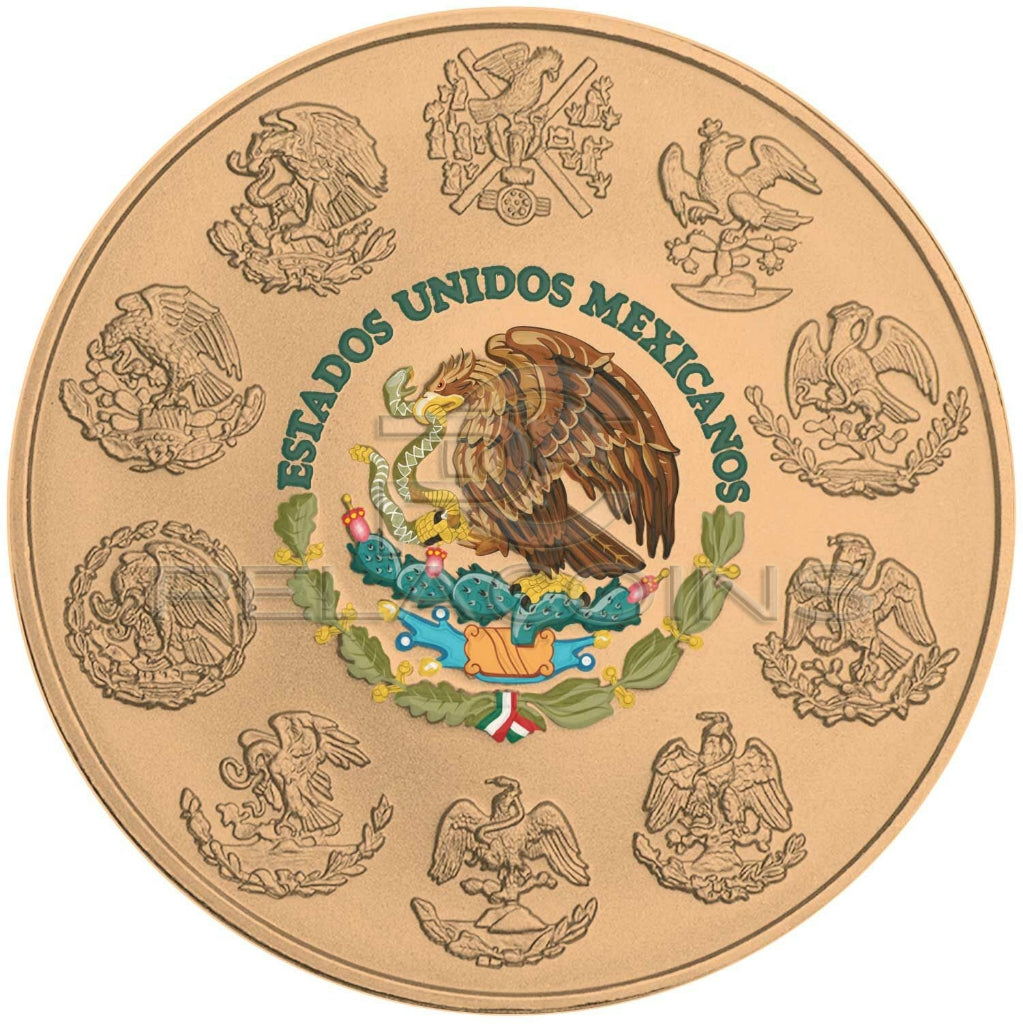 Libertad 2016 1 Onza Callendar Color, rose Gold plated 1oz