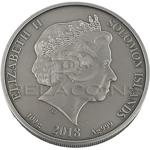 Salomon Islands 2018 10$ Sacred Heart 4 layer - Sacre Coeur Basilica