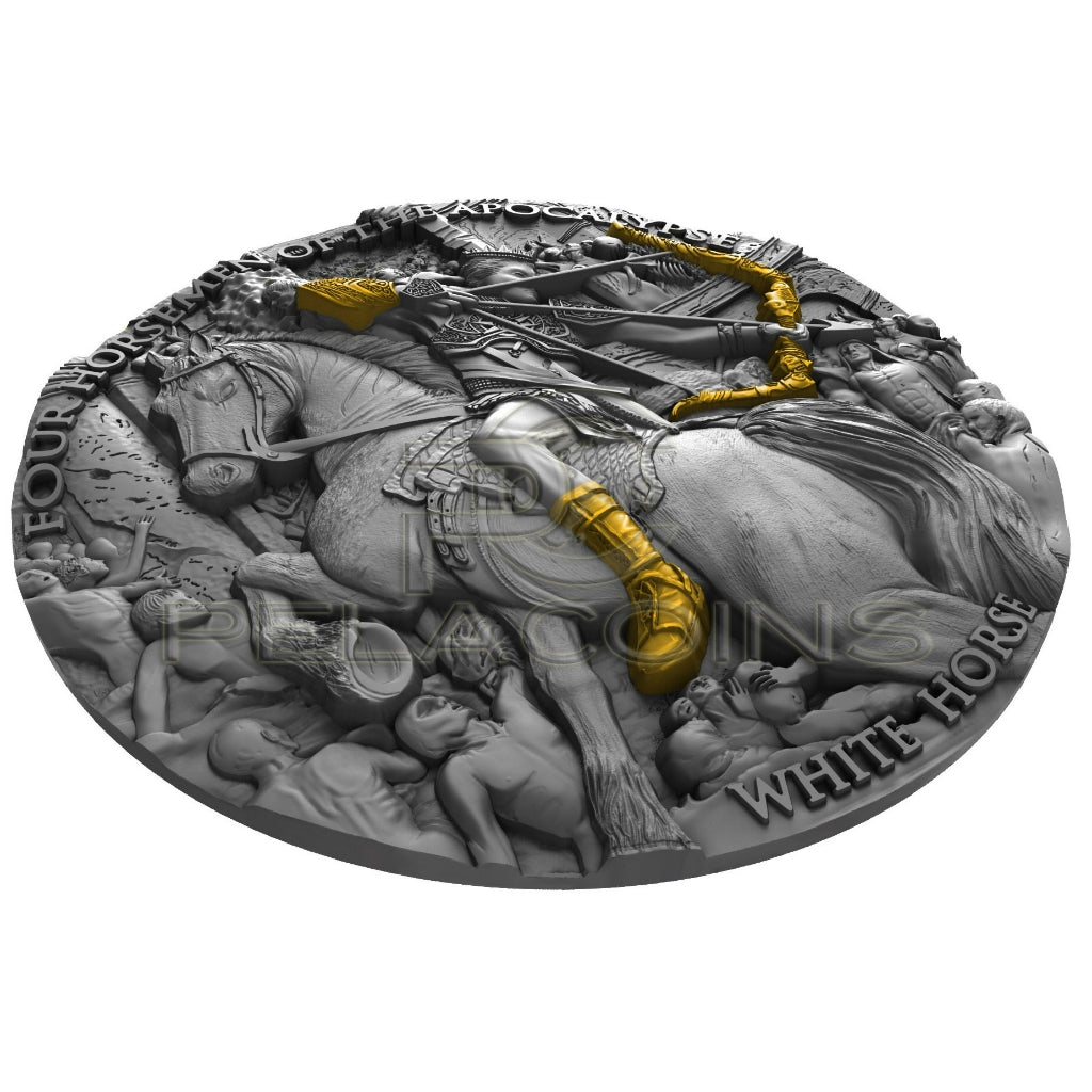 Niue Island 2018 5$ Four Horsemen of the Apocalypse - White Horse