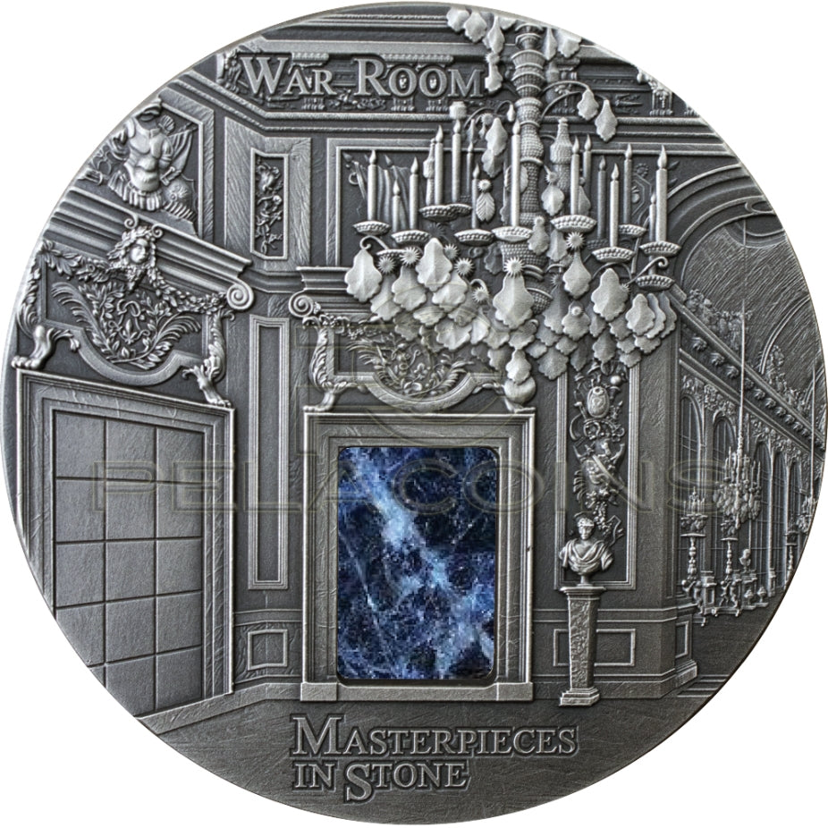 Fiji 2018 10$ WAR ROOM Versailles Masterpieces In Stone 3oz