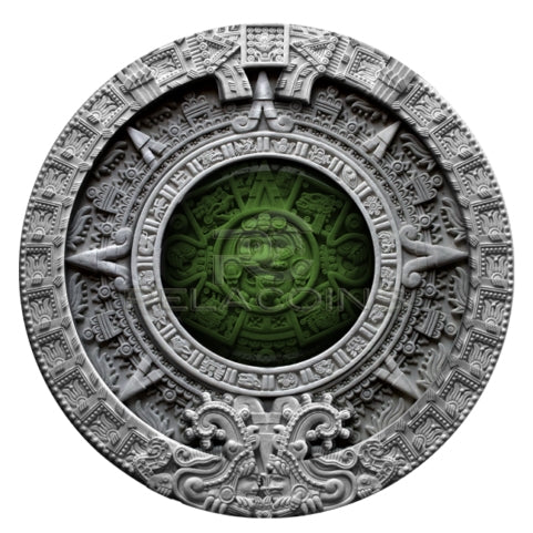 Niue Island 2019 5$ AZTEC CALENDAR 2oz