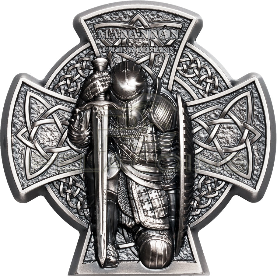 Isle of Man 2019 5£ MANANNAN First King of Mann 3oz