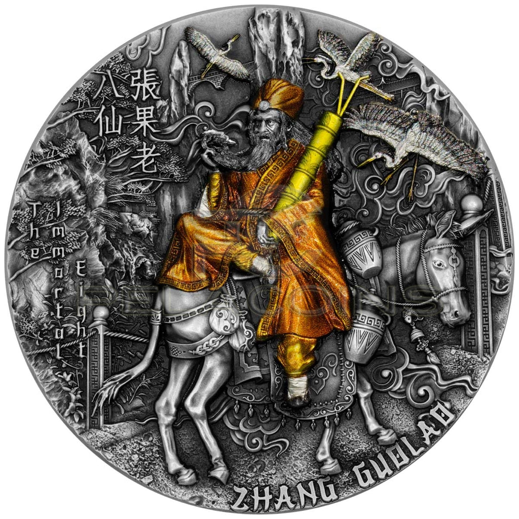 Niue 2022 5$ Eight Immortals - Zhang Guolao 2oz