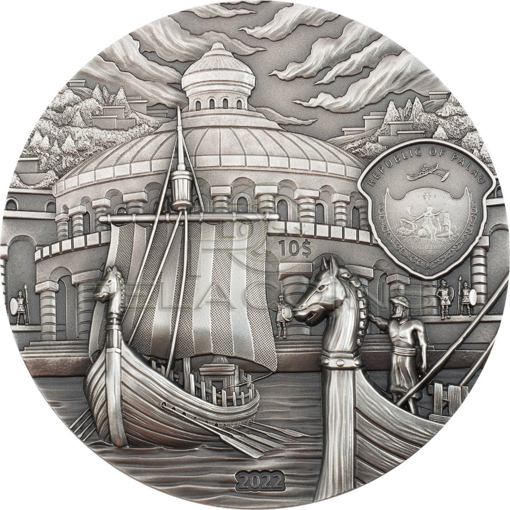 Palau 2022 10$ Phoenicia & Carthage – Lost Civilizations 2oz